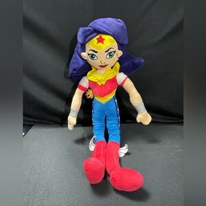Wonder Woman Super Hero Plush Doll, Good Condition, 20 Inches Tall